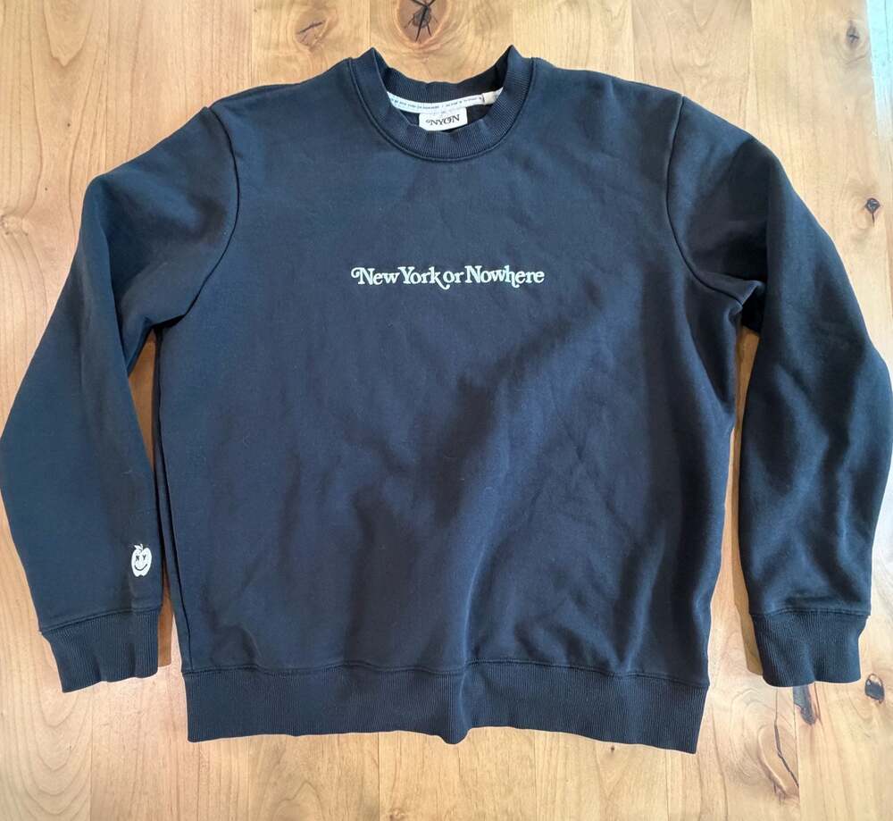 New York or Nowhere Signature Crewneck Sweatshirt Black XL